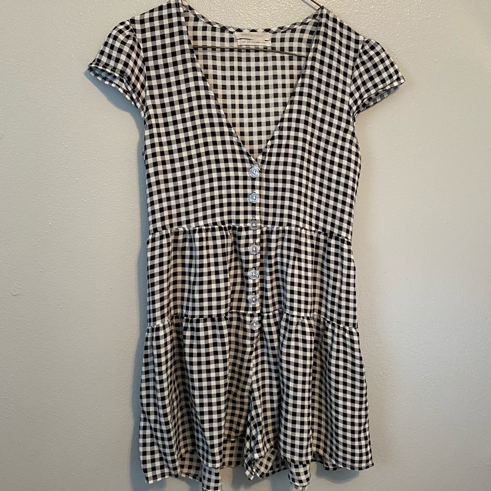 Urban Outfitters Plaid Romper